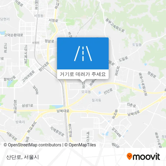 산단로 지도