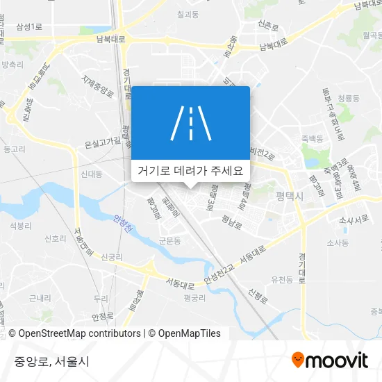 중앙로 지도