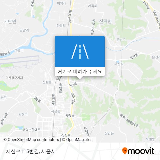 지산로115번길 지도