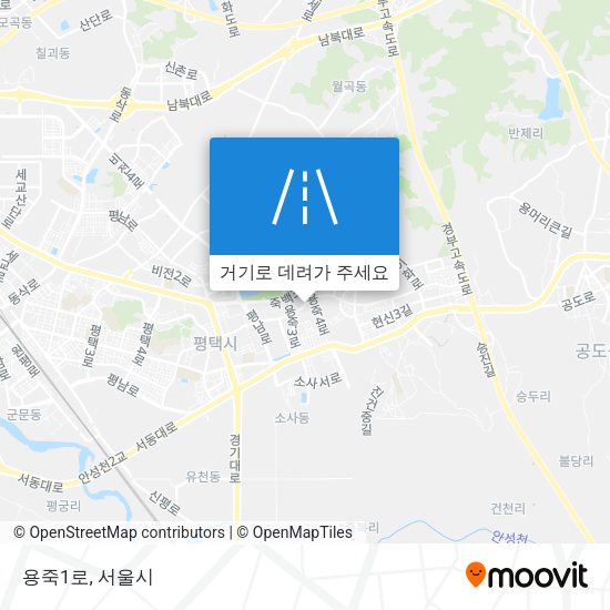용죽1로 지도