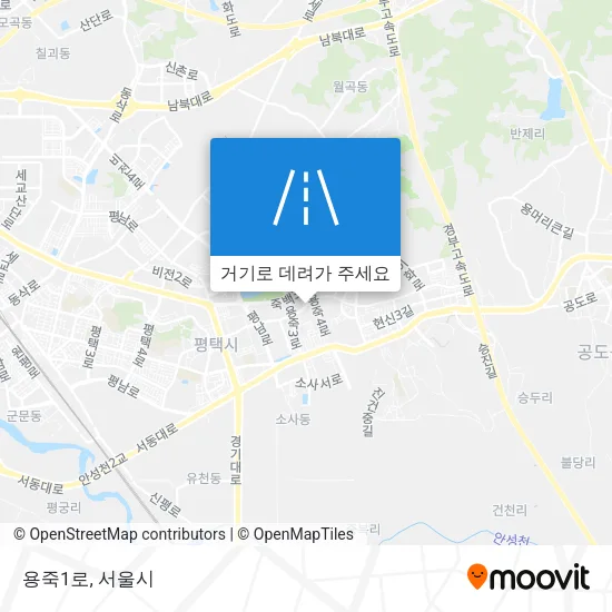 용죽1로 지도