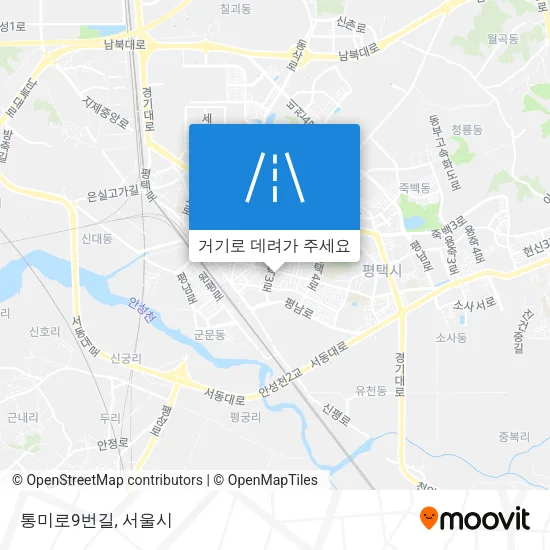 통미로9번길 지도