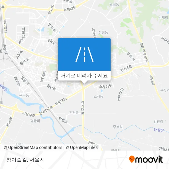 참이슬길 지도