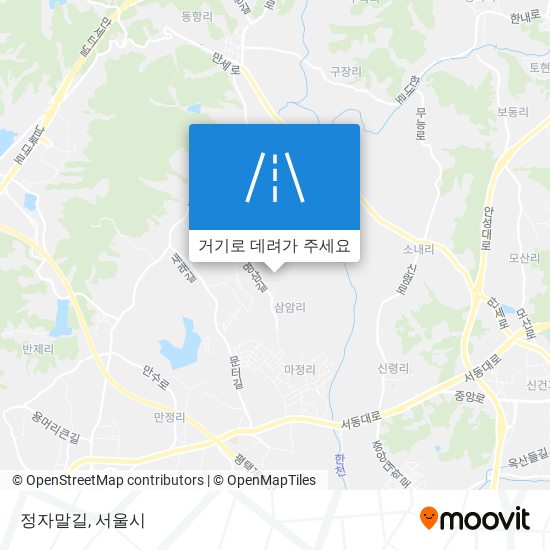 정자말길 지도