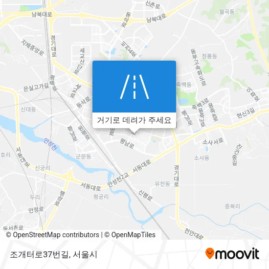 조개터로37번길 지도