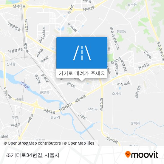 조개터로34번길 지도