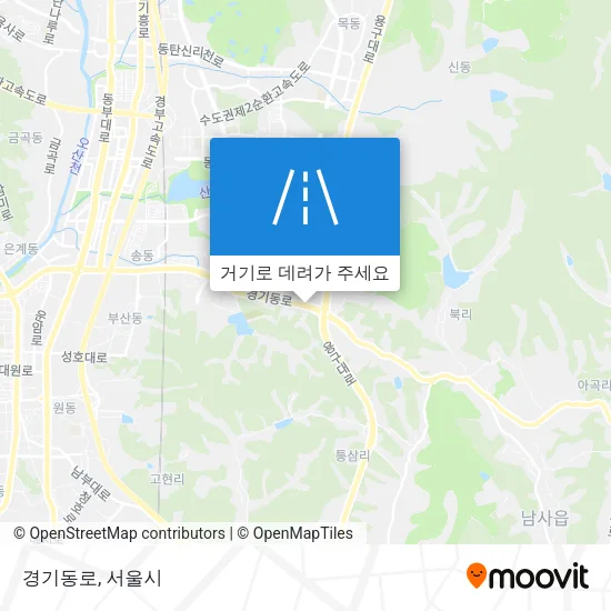 경기동로 지도