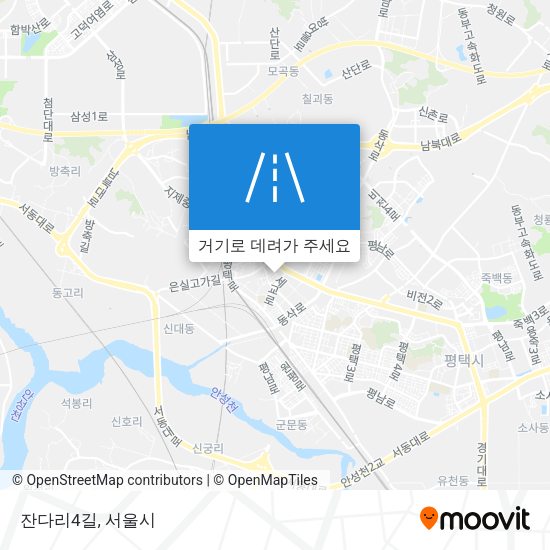 잔다리4길 지도