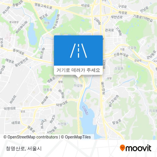 청명산로 지도