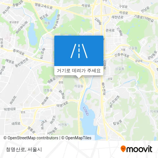 청명산로 지도