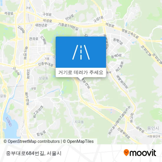 중부대로684번길 지도