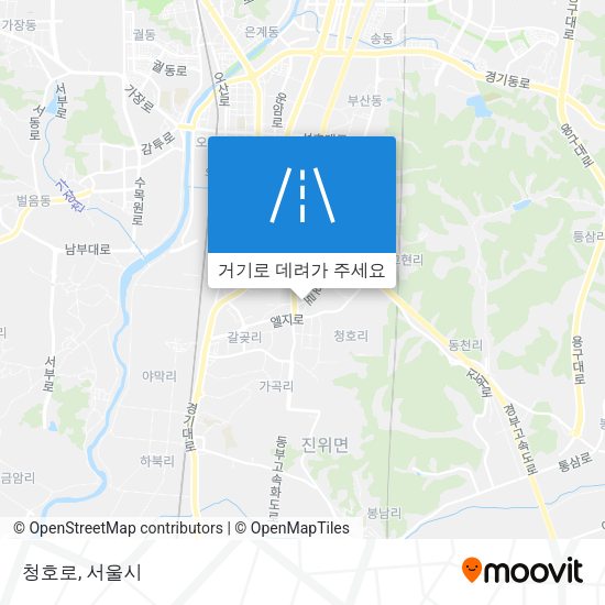청호로 지도