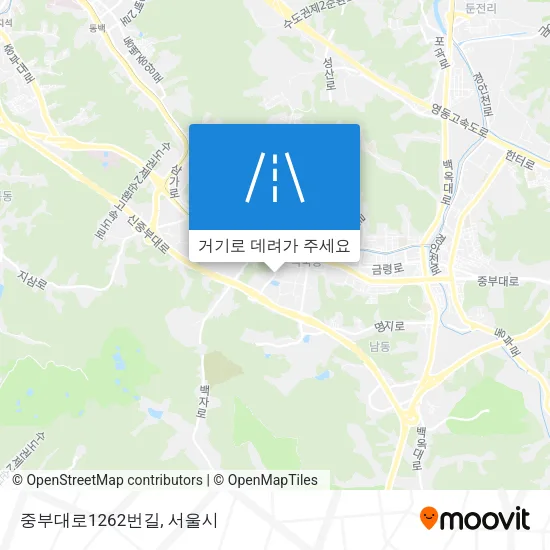 중부대로1262번길 지도