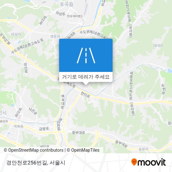 경안천로256번길 지도