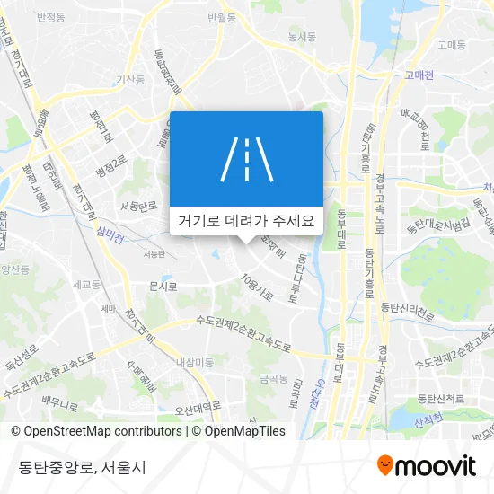 동탄중앙로 지도