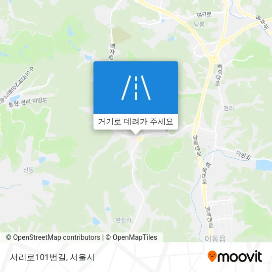 서리로101번길 지도