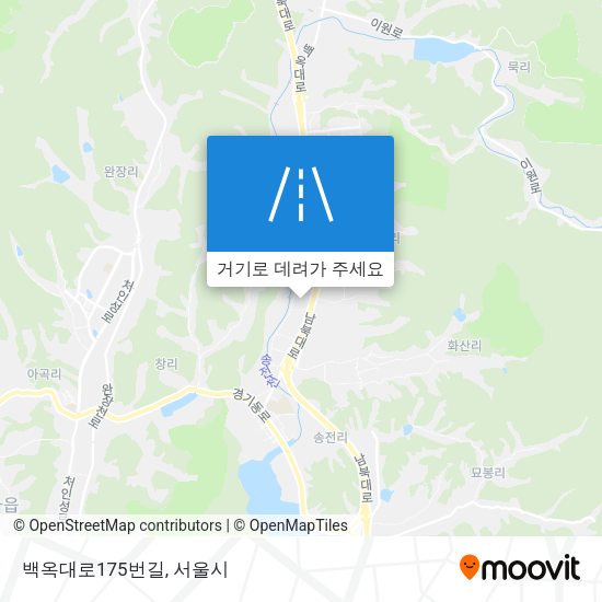 백옥대로175번길 지도