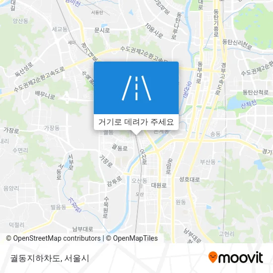 궐동지하차도 지도