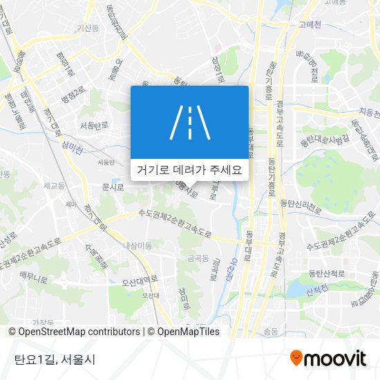 탄요1길 지도