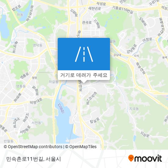 민속촌로11번길 지도