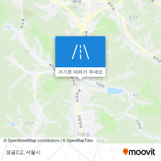 샘골2교 지도