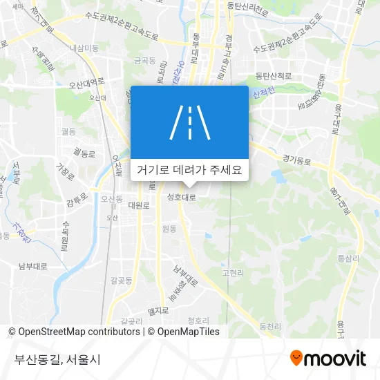 부산동길 지도