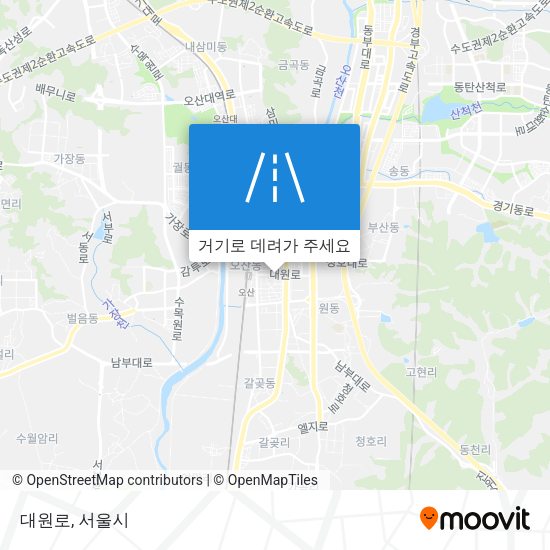 대원로 지도