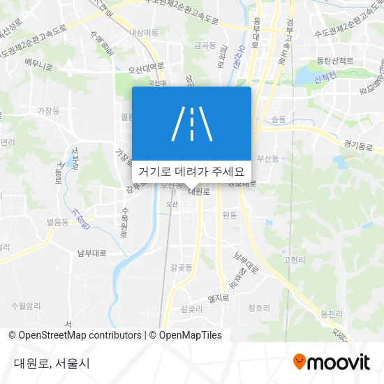대원로 지도