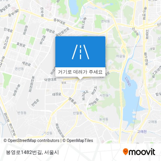 봉영로1482번길 지도