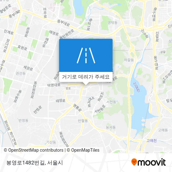 봉영로1482번길 지도