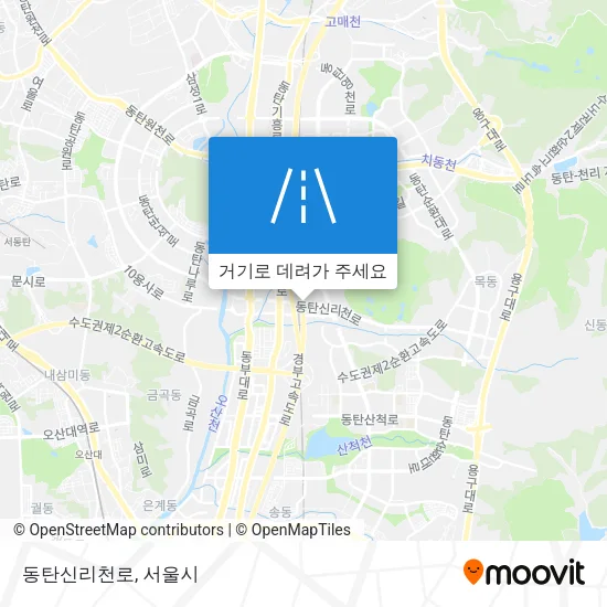 동탄신리천로 지도
