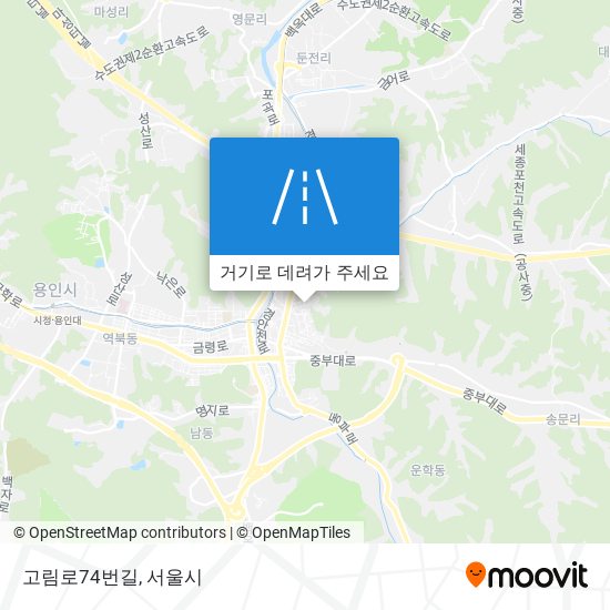 고림로74번길 지도