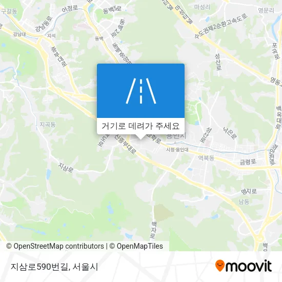 지삼로590번길 지도
