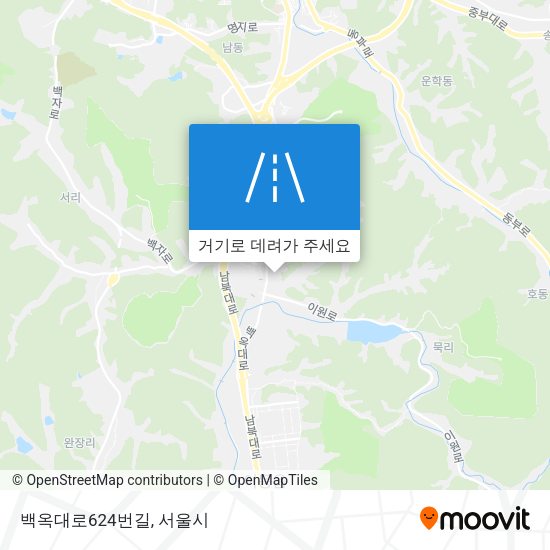 백옥대로624번길 지도