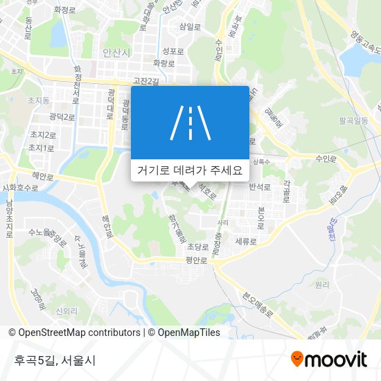 후곡5길 지도