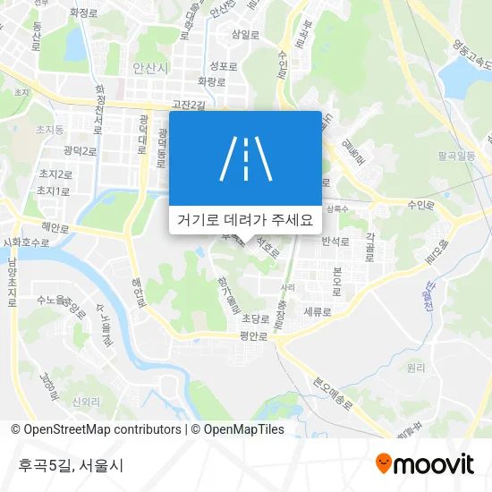 후곡5길 지도