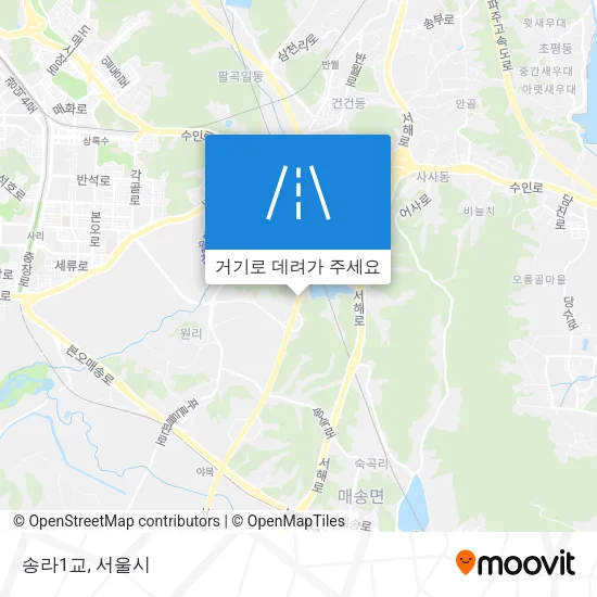 송라1교 지도