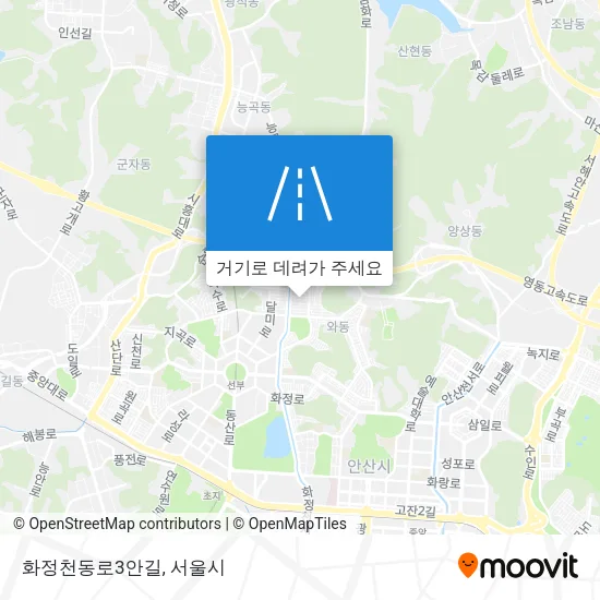 화정천동로3안길 지도