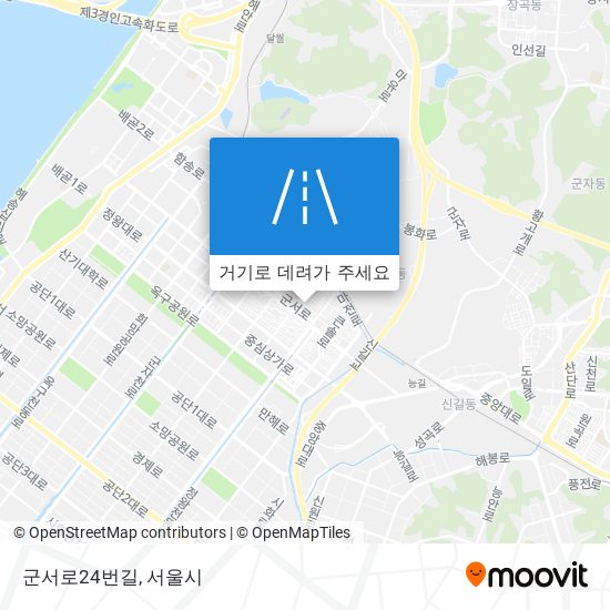 군서로24번길 지도