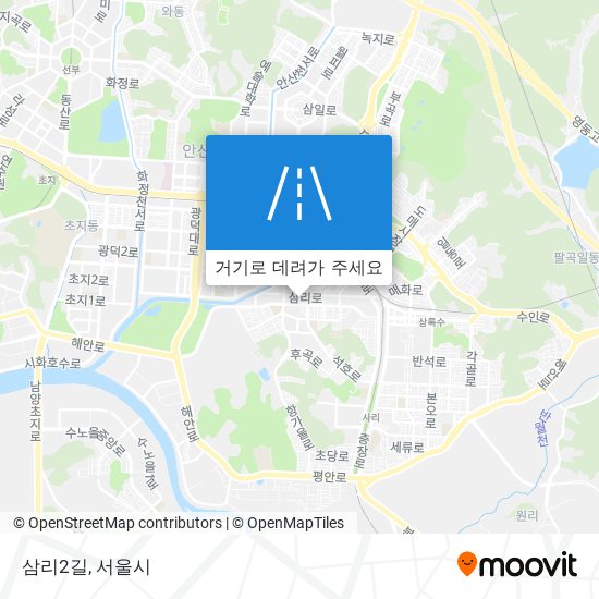 삼리2길 지도