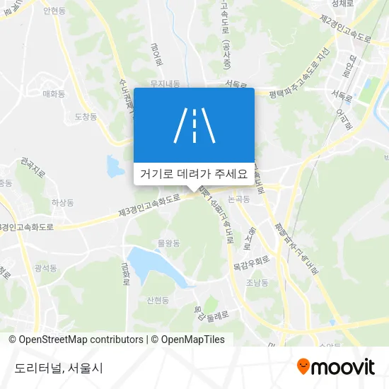 도리터널 지도