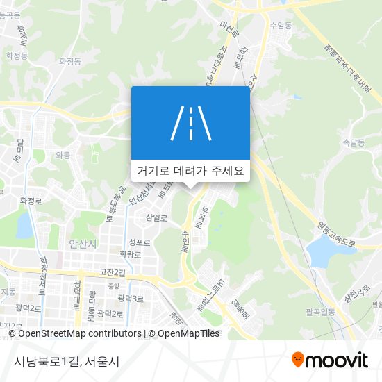 시낭북로1길 지도