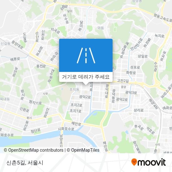 신촌5길 지도