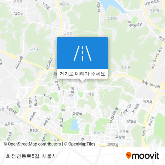 화정천동로5길 지도