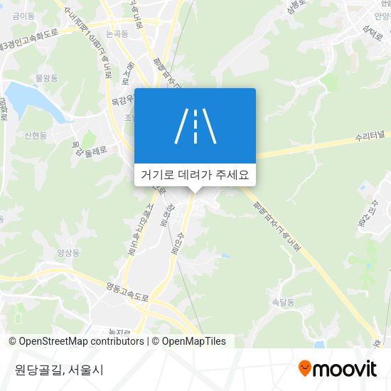 원당골길 지도