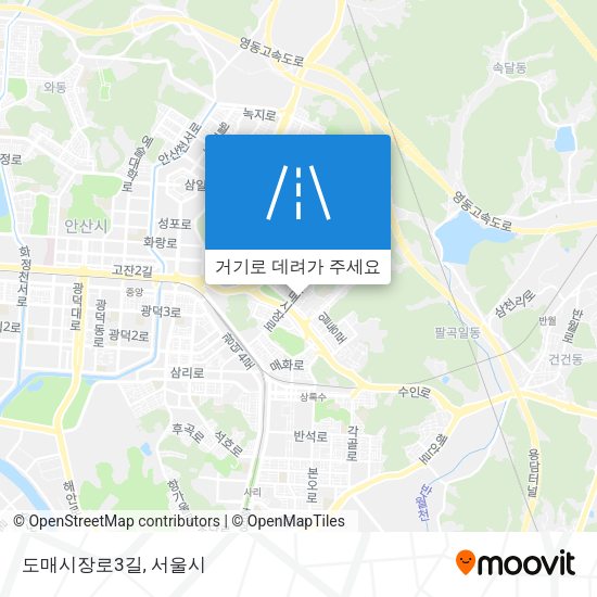 도매시장로3길 지도