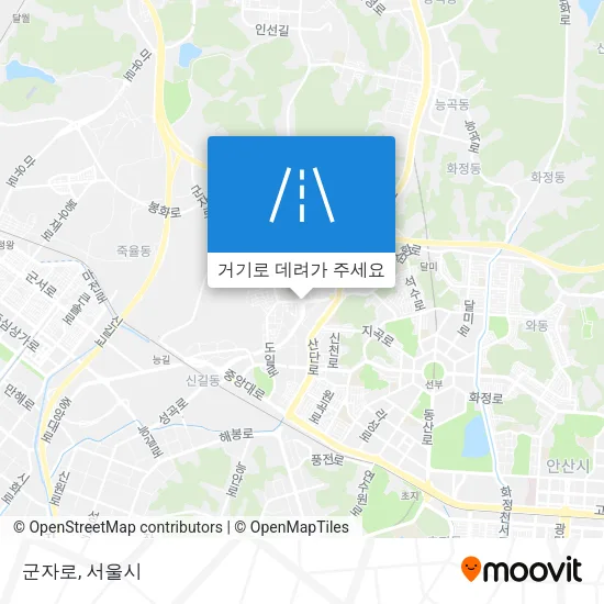 군자로 지도