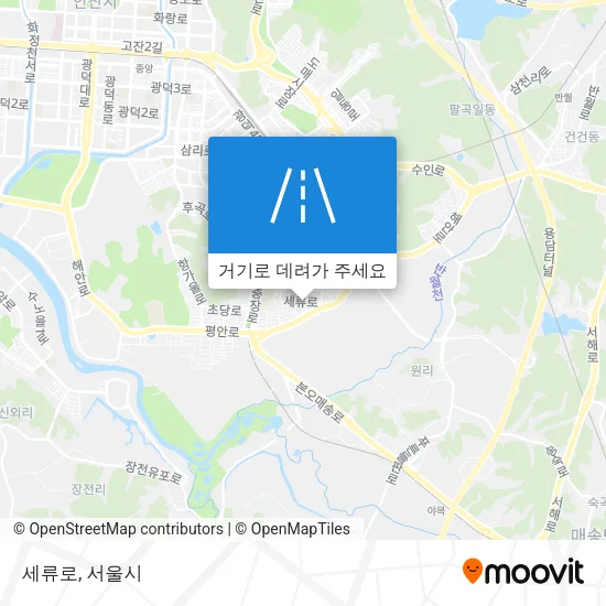 세류로 지도