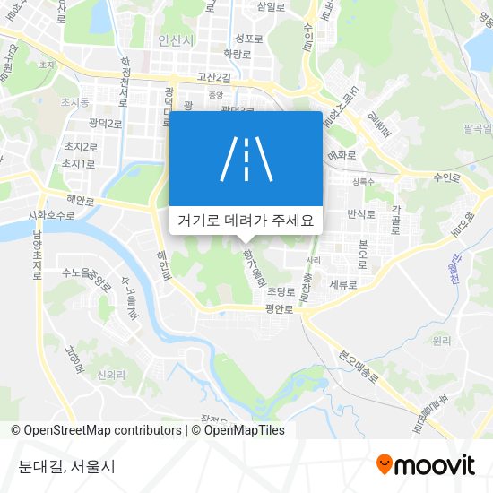 분대길 지도