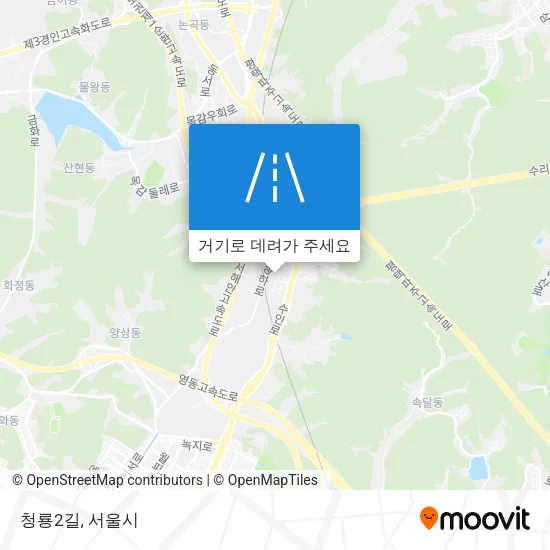 청룡2길 지도